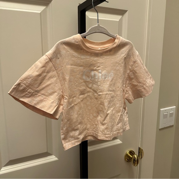 Chloé Logo T-shirt Size 4Y NEW - Picture 8 of 11